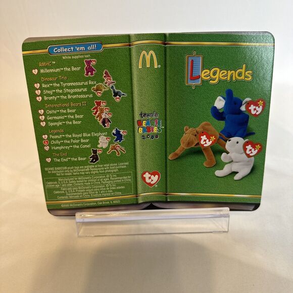 NEW! TY CHILLY The Polar Bear 1994 Mc Donalds Beanie Baby RARE RETIRED - Picture 8 of 9